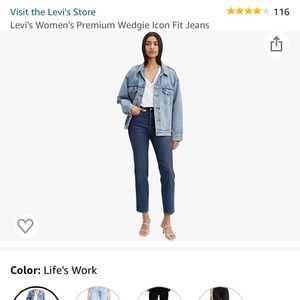 Levi’s Premium Wedgie Icon Fit Jeans